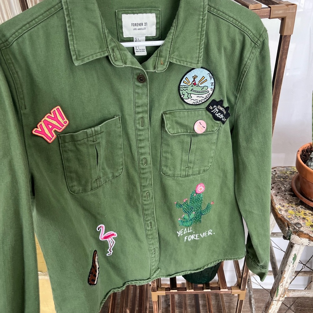Forever 21 Green jacket size large